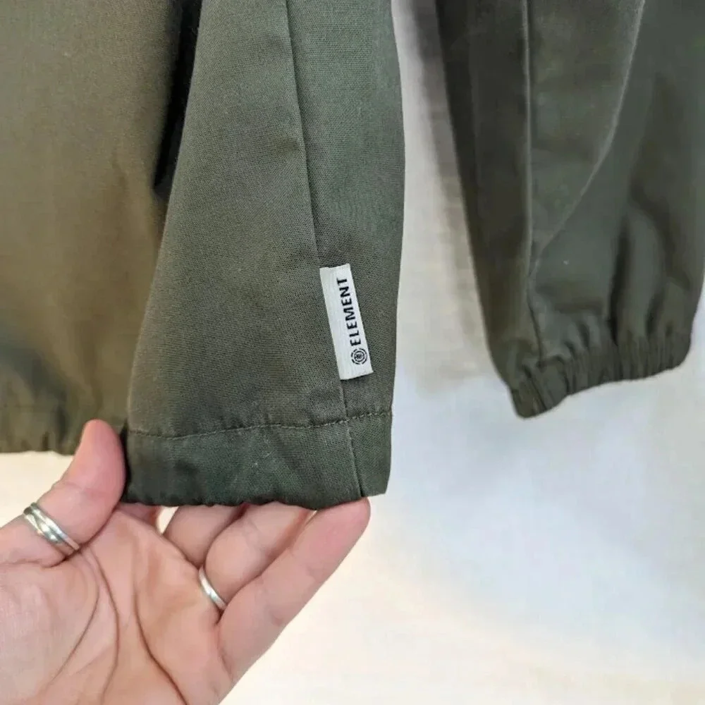 Element Wolfeboro collection jacket hunter green, wind breaker, youth XL, mens S